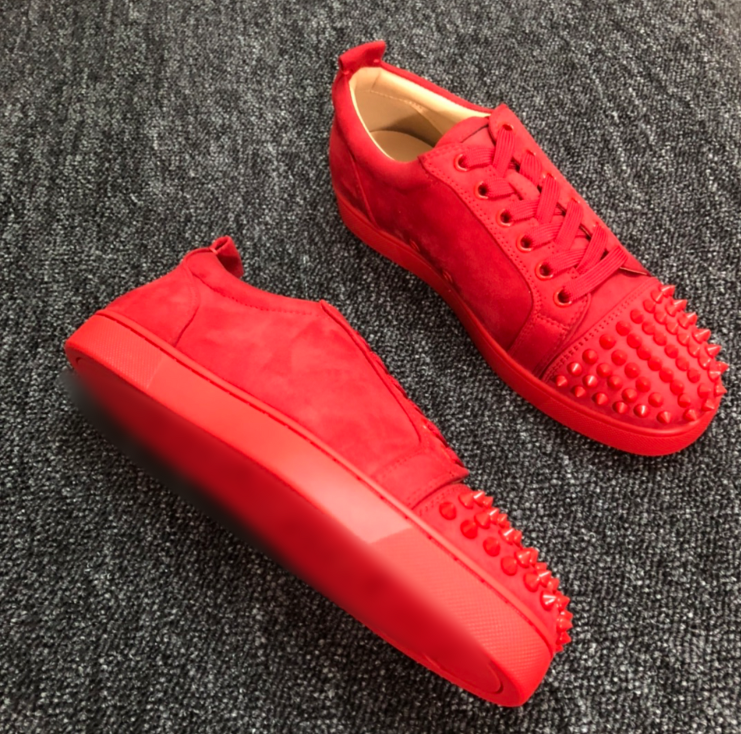 R3d bottom all red trainer